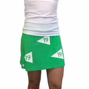 19th Hole Themed Slim Golf Skort