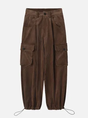 Aelfric Eden Vintage Multi Pocket Corduroy Cargo Pants