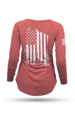 America - Women's Long-Sleeve Shirt