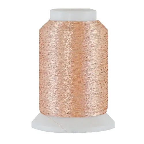 Artistic 40/2 Metallic Thread in Peach, 1000yd