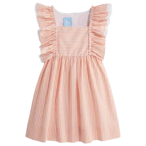 Bella Bliss Dress - Orange Stripe