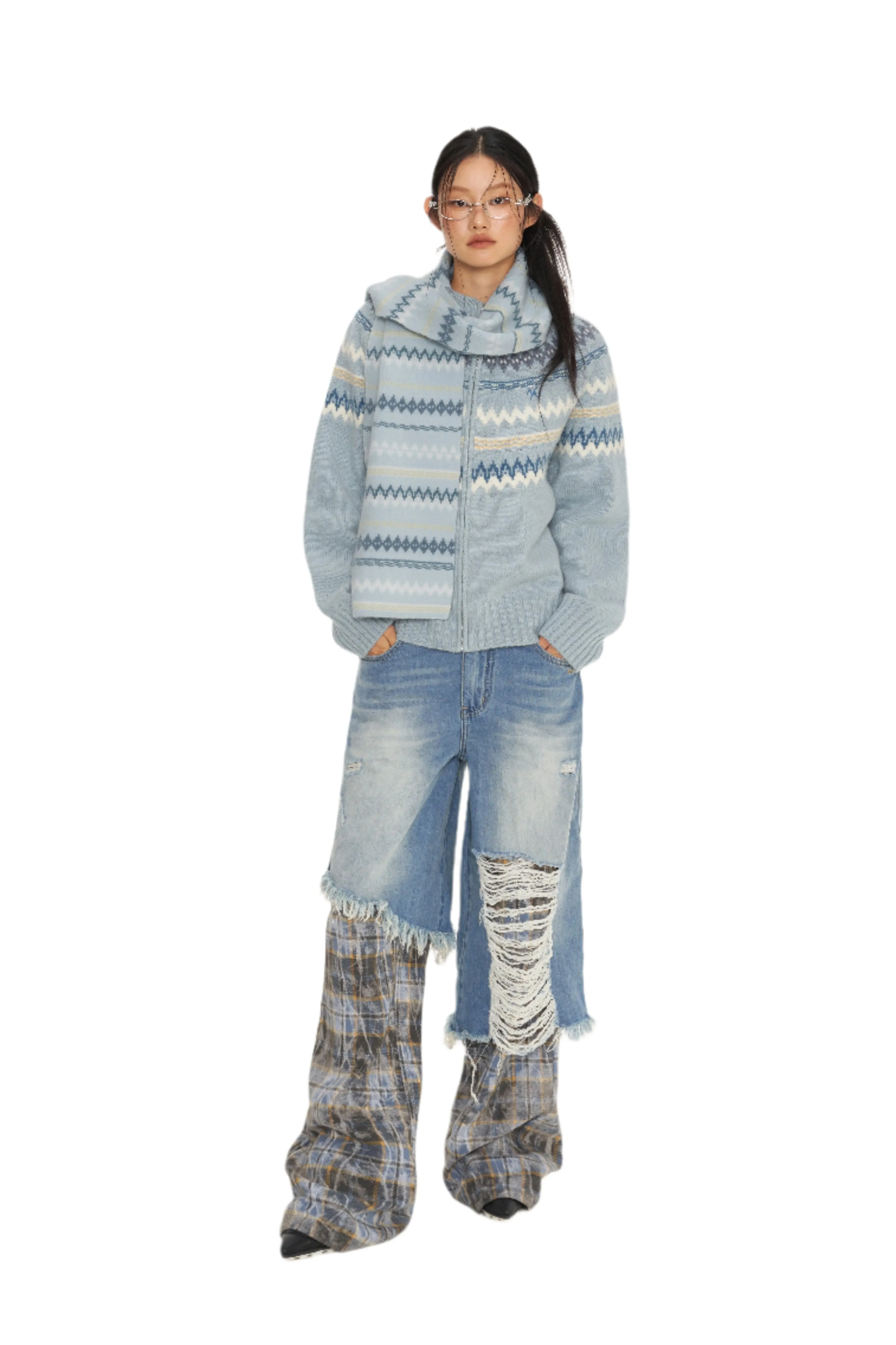 Blue FairIsle Sweater