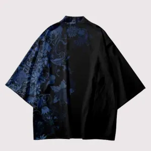 Blue Floral Haori
