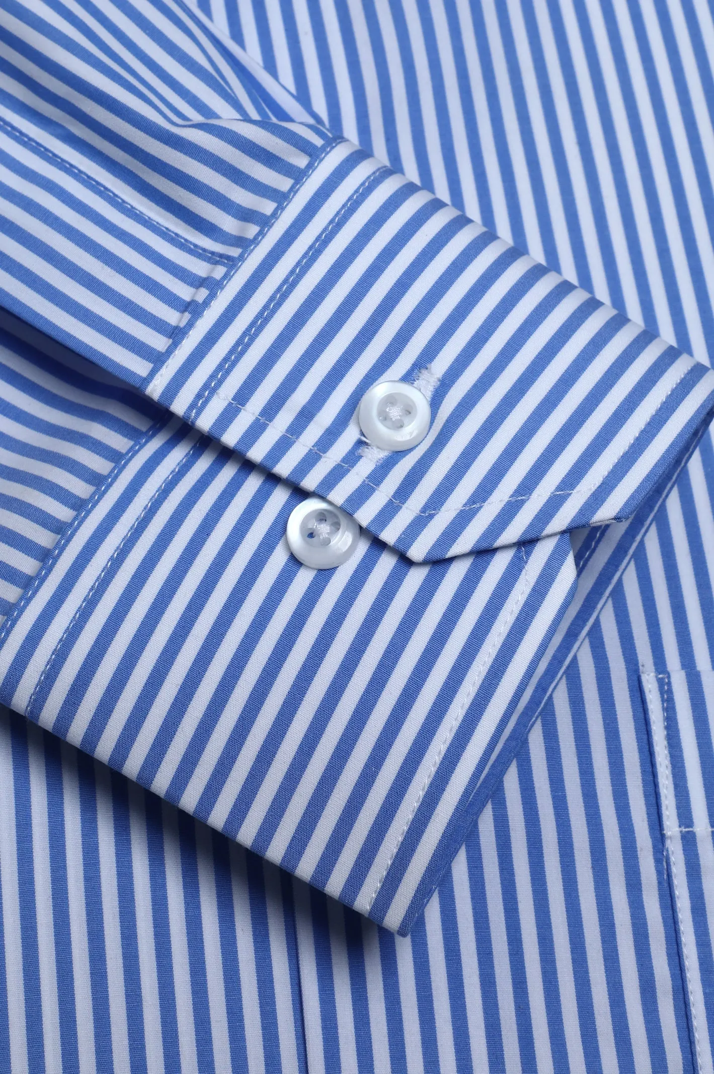 Blue Stripes Formal Shirt