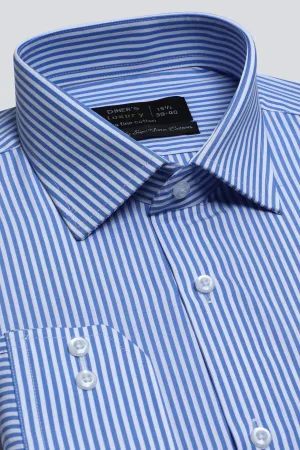 Blue Stripes Formal Shirt