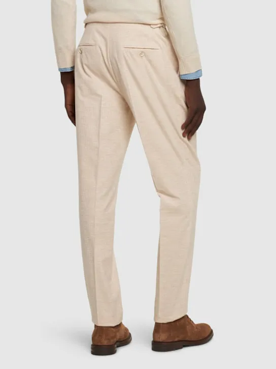 Brunello Cucinelli   Cotton &amp; cashmere corduroy pants 
