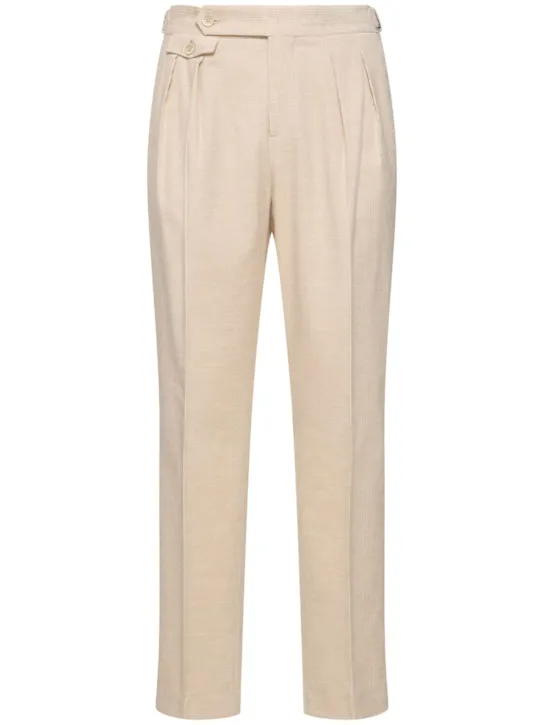 Brunello Cucinelli   Cotton &amp; cashmere corduroy pants 