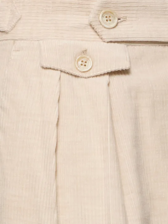 Brunello Cucinelli   Cotton &amp; cashmere corduroy pants 