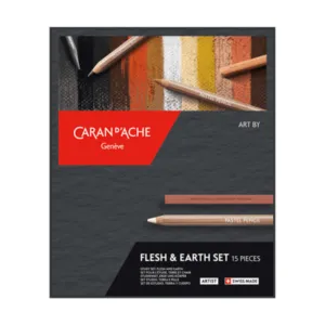 Caran D'Ache Pastel Pencil Flesh & Earth Set