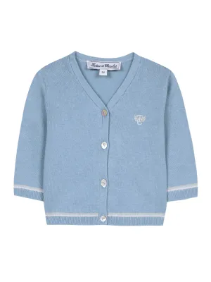 Cardigan - Blue knit
