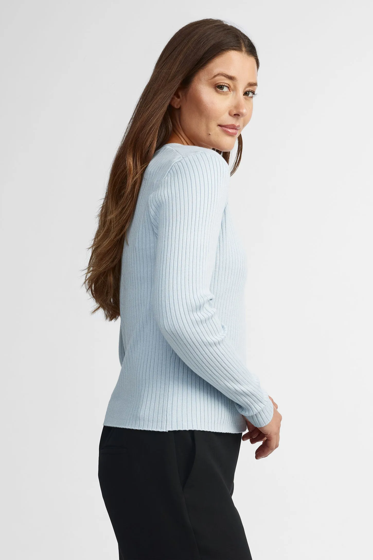 Cardigan col en V tricot - Femme