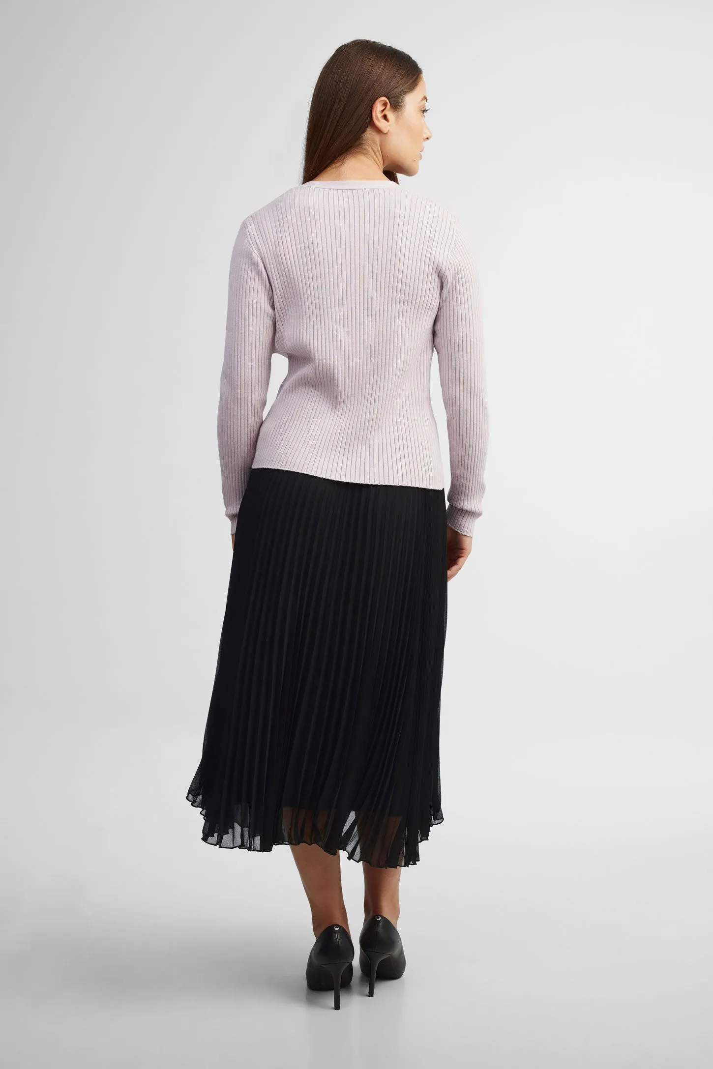 Cardigan col en V tricot - Femme