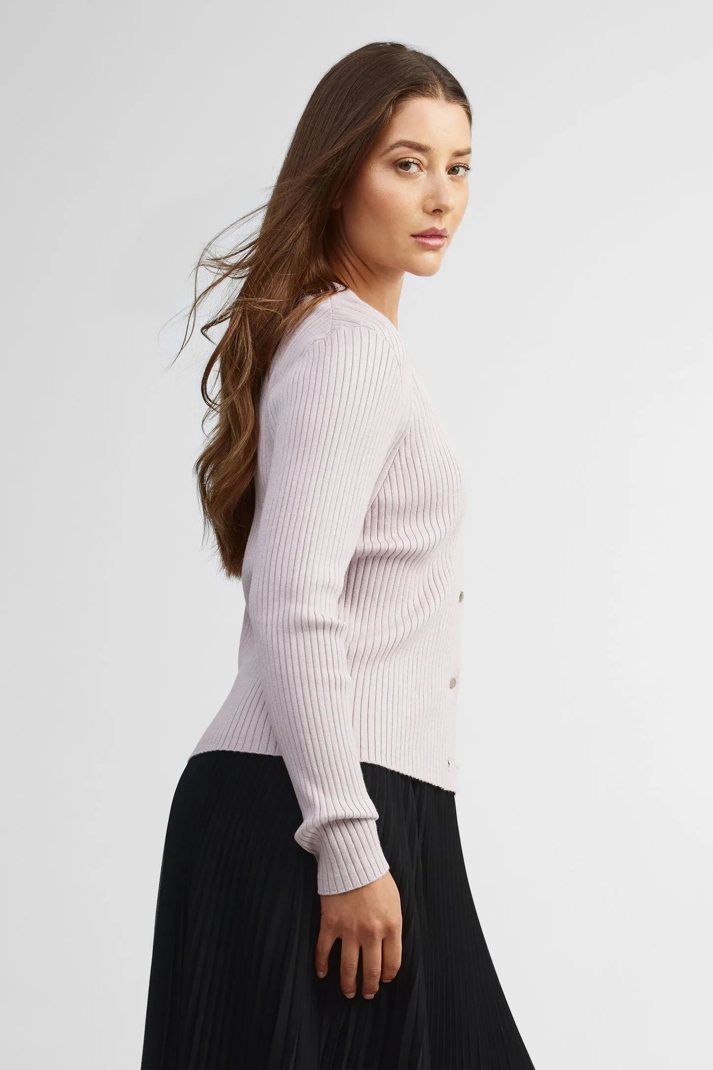 Cardigan col en V tricot - Femme