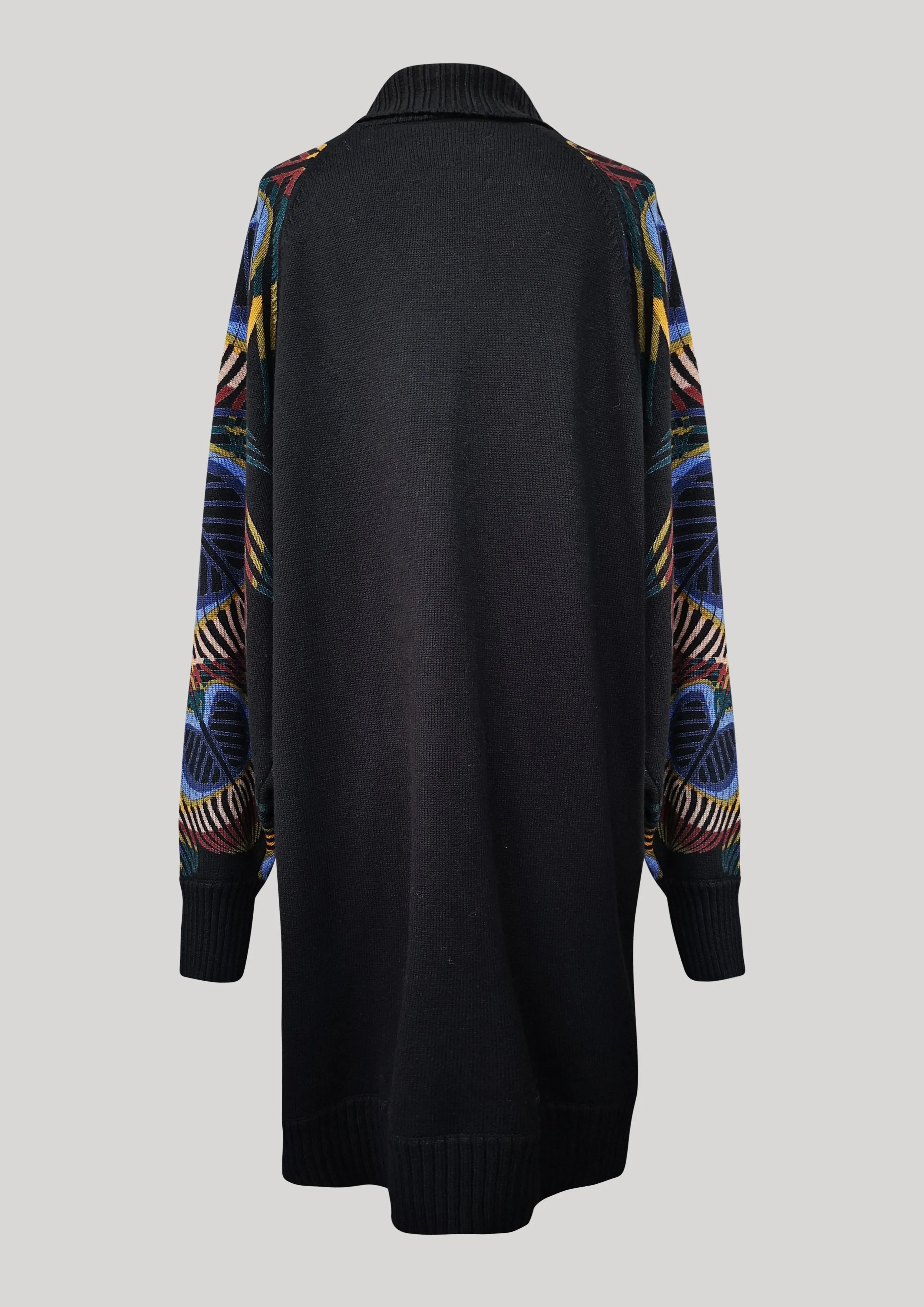 CARDIGAN - KNIT PEACOCK color