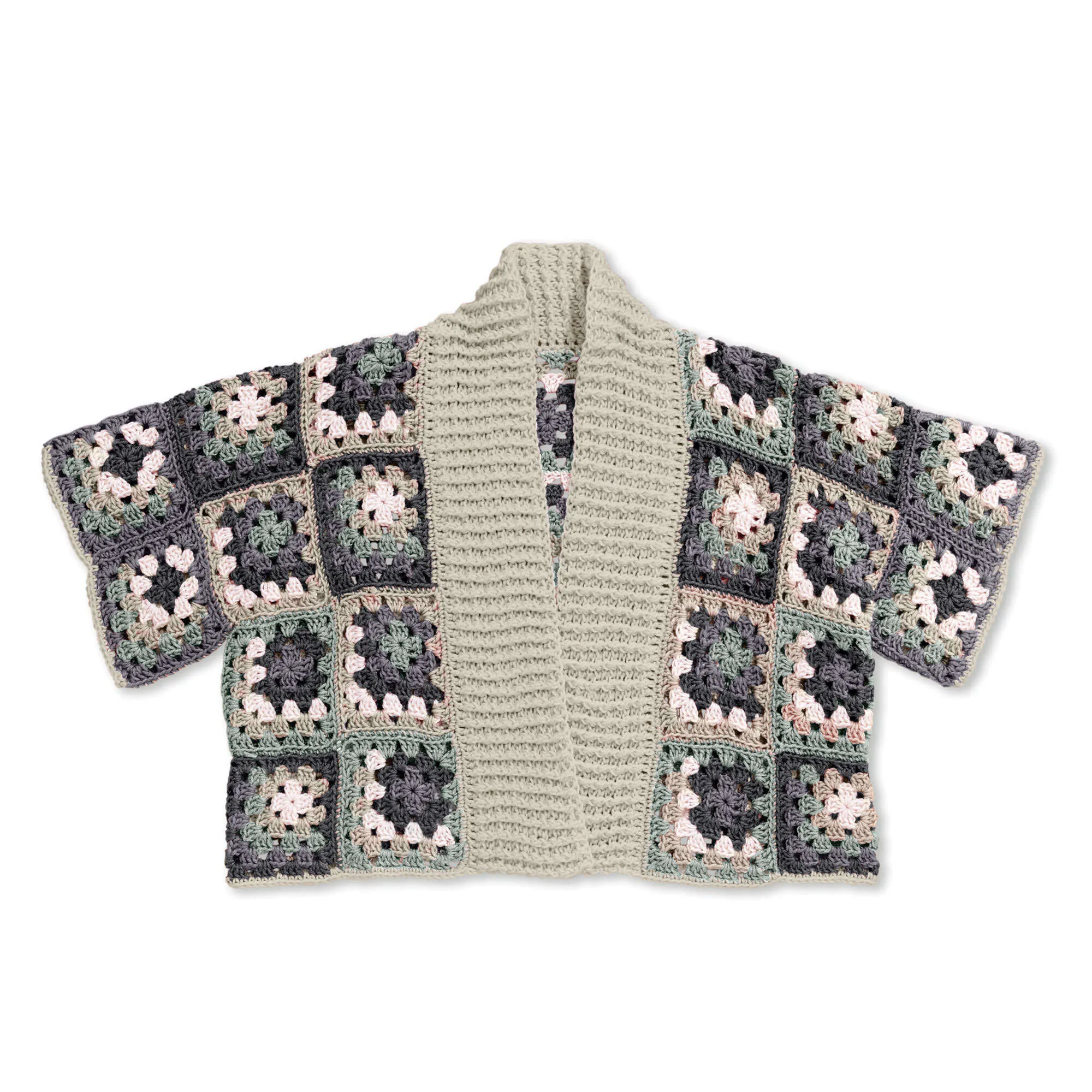 Caron X Pantone Crochet Kimono Cardigan