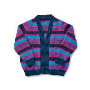 Caron X Pantone Cropped Raglan Knit Cardigan