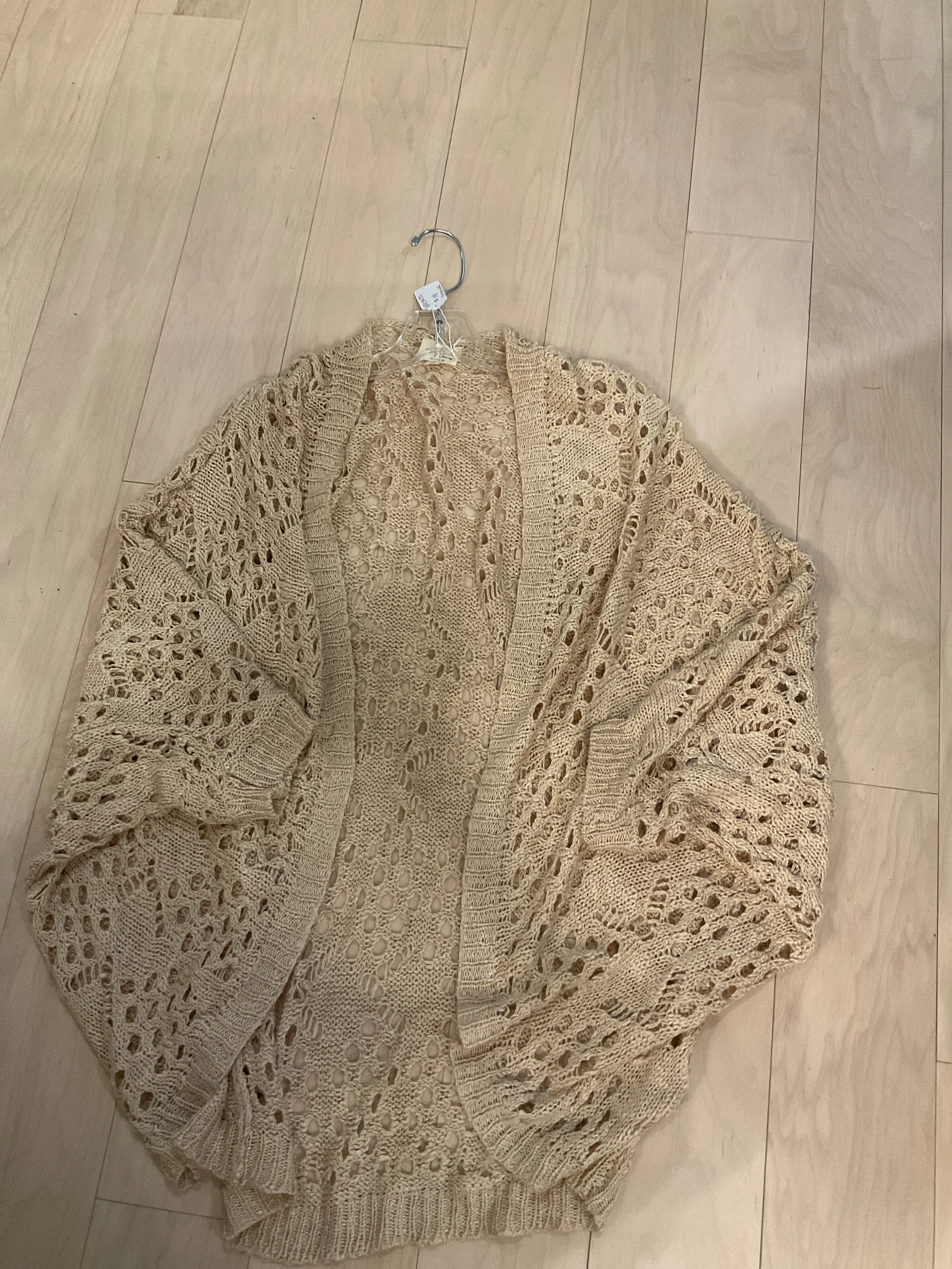 {{ClientCode}} TAN 143 STORY CARDIGAN, S
