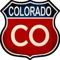 Colorado Highway Shield Novelty Metal Magnet HSM-501