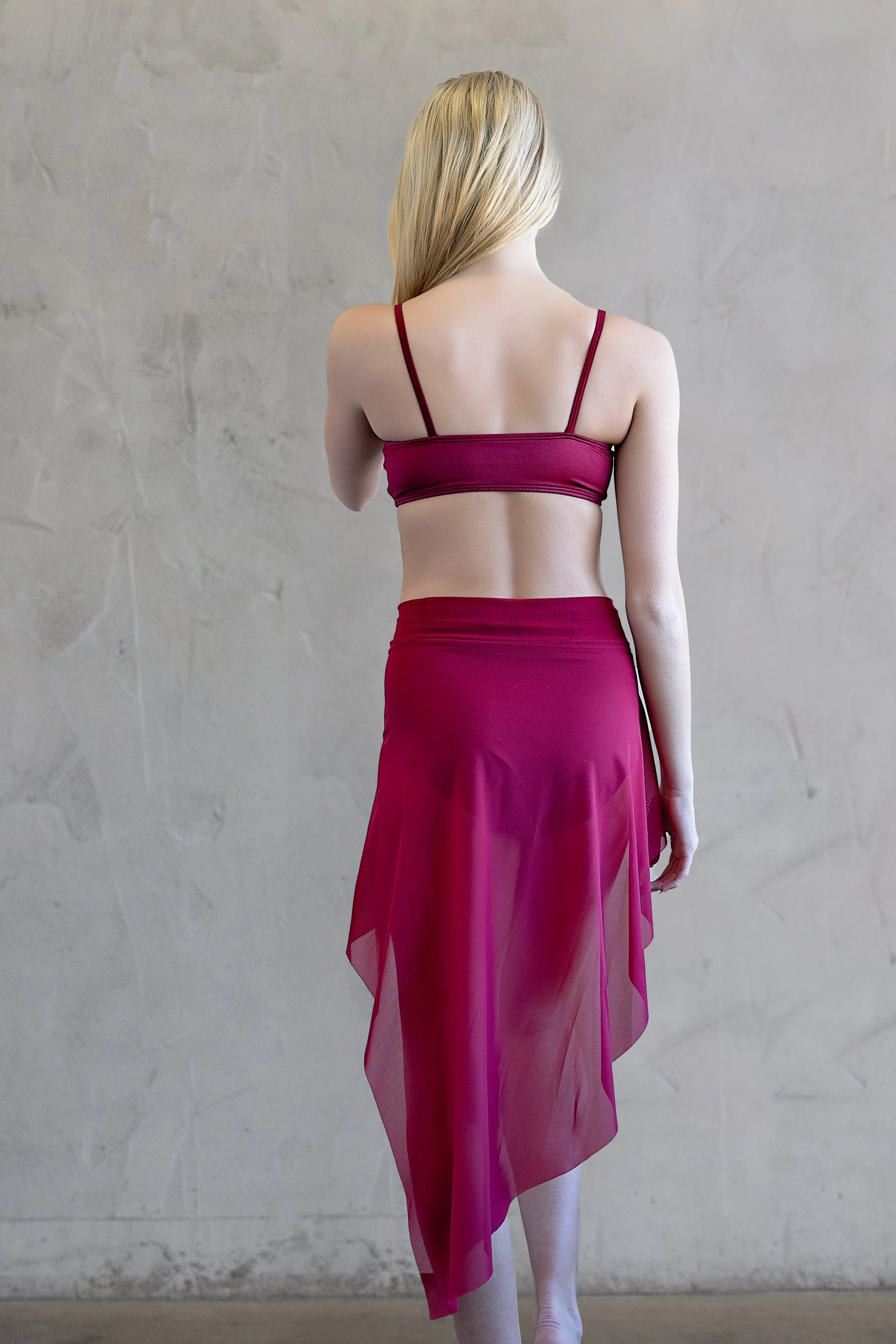 Costume Top- Ruched Bandeau Bra Top-T316