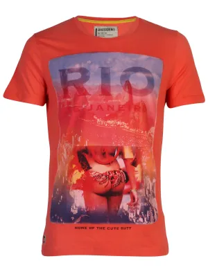 Dissident Riobum red t-shirt