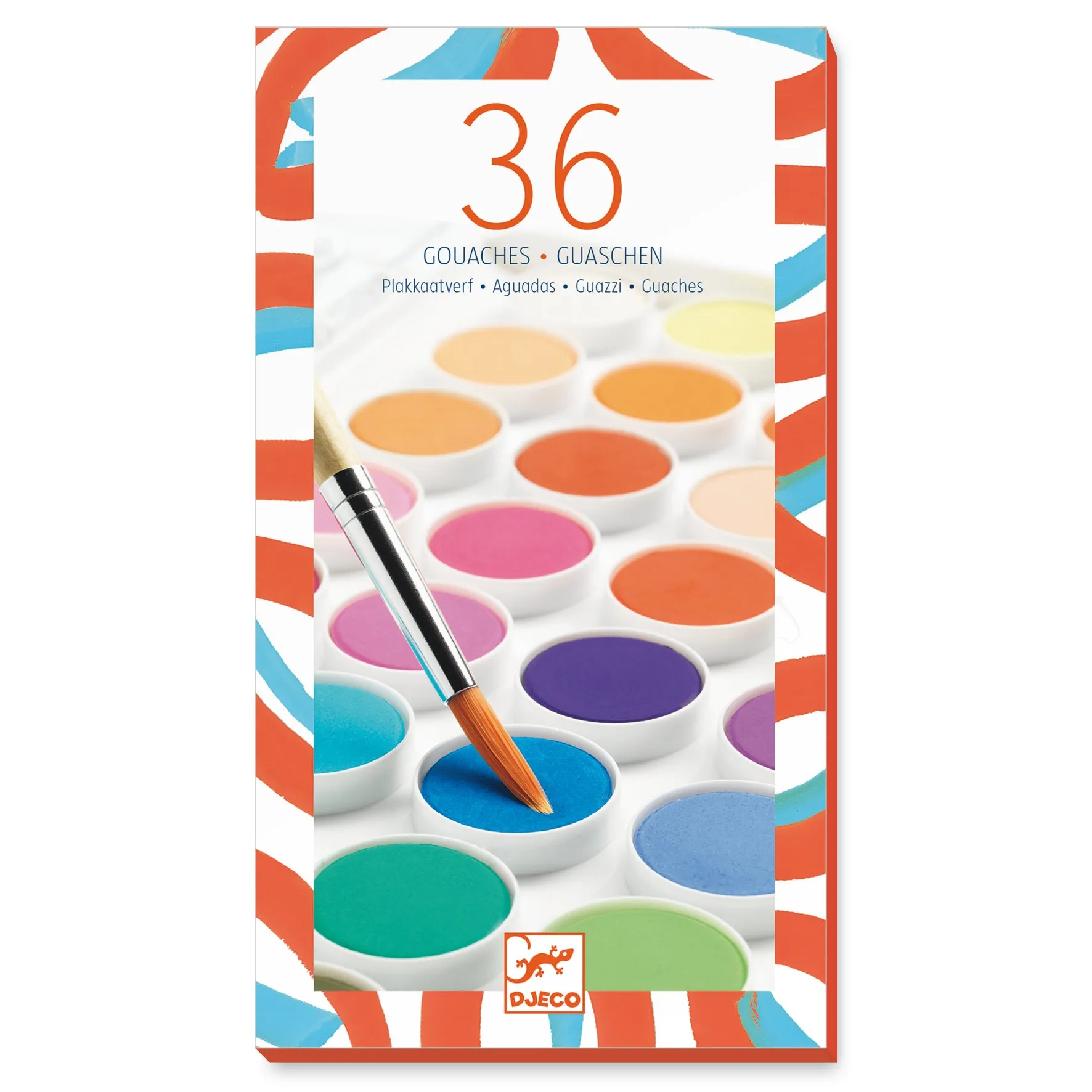 Djeco Colours - 36 Watercolour Cakes