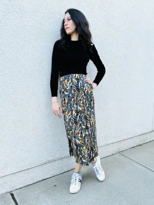 Elsa.M Graph Print Sweater