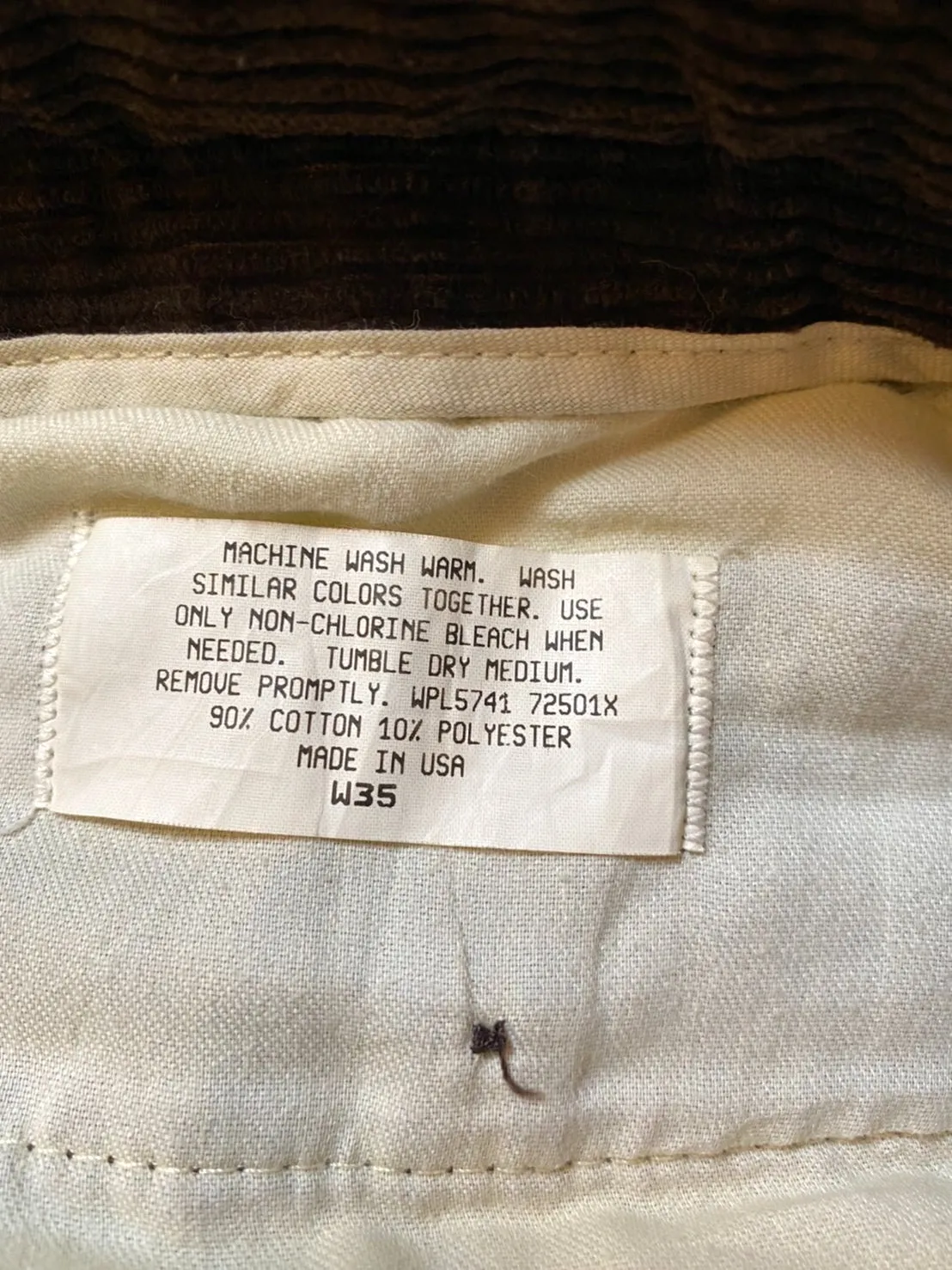 ENGINEERED GARMENTS  2 pattern corduroy PT