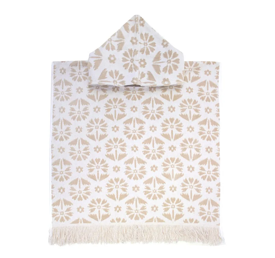Flora Kids Poncho Pebble