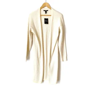 Forever21 Cream Ribbed Cardigan NWT- Size S