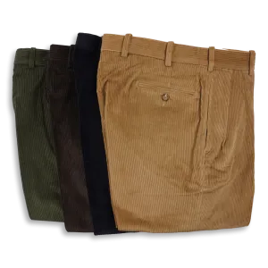 Forward Pleated Corduroys
