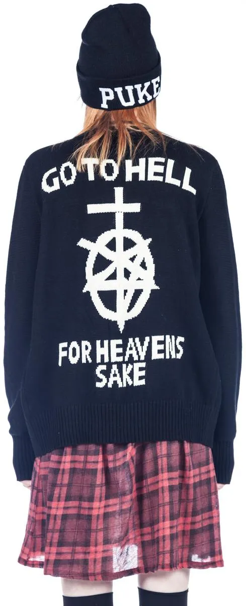 Go to Hell Cardigan