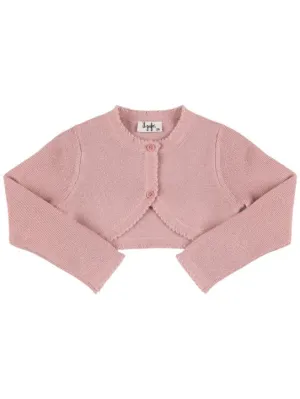 Il Gufo   Cotton knit cardigan w/lurex 