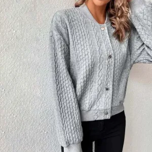 Ivyshape | Casual Knit Cardigan