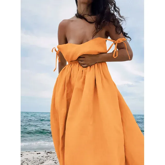Jana Dress - Rückenfreies Sommerkleid mit verstellbaren Trägern