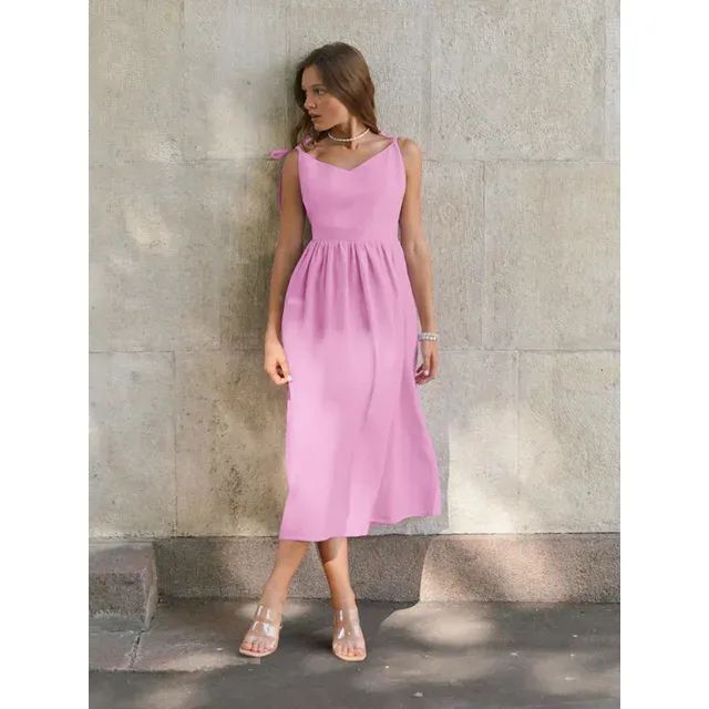 Jana Dress - Rückenfreies Sommerkleid mit verstellbaren Trägern