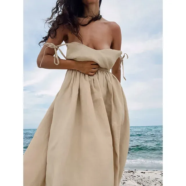 Jana Dress - Rückenfreies Sommerkleid mit verstellbaren Trägern