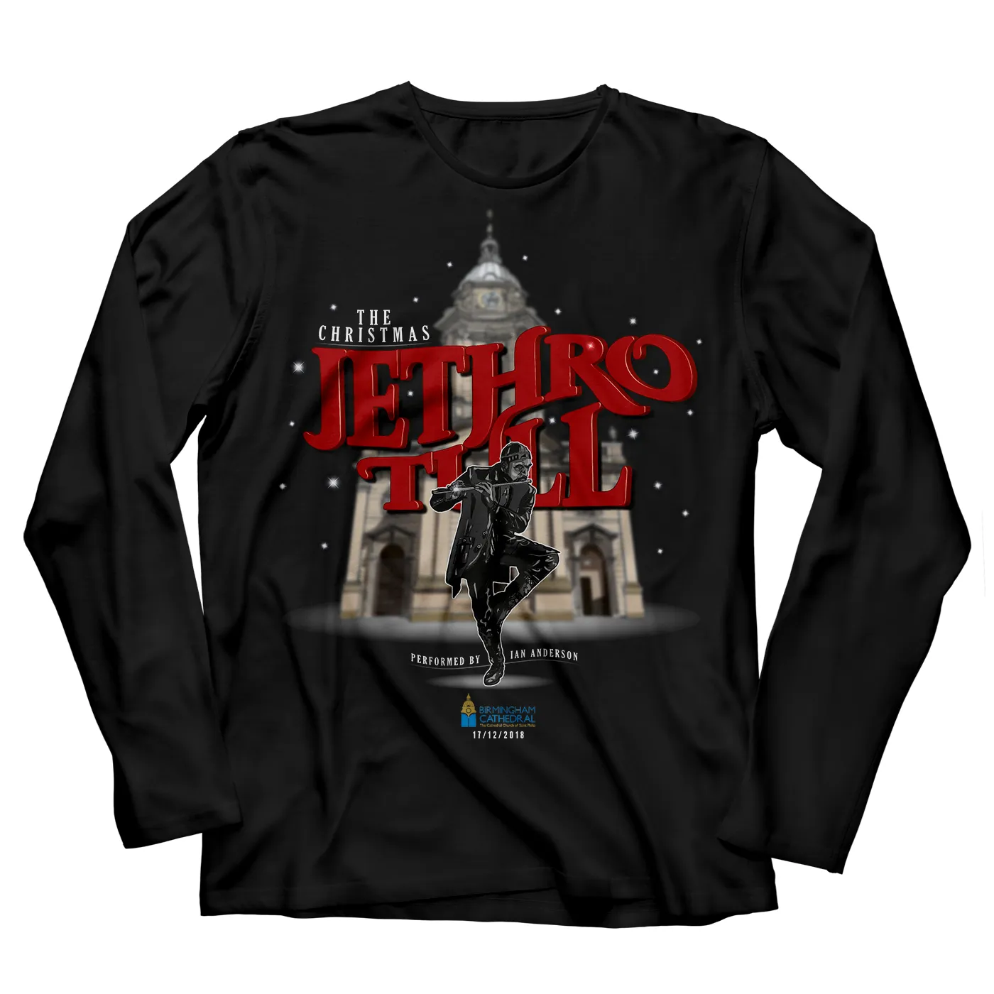 JETHRO TULL AT BIRMINGHAM CATHEDRAL LONG SLEEVE T-SHIRT