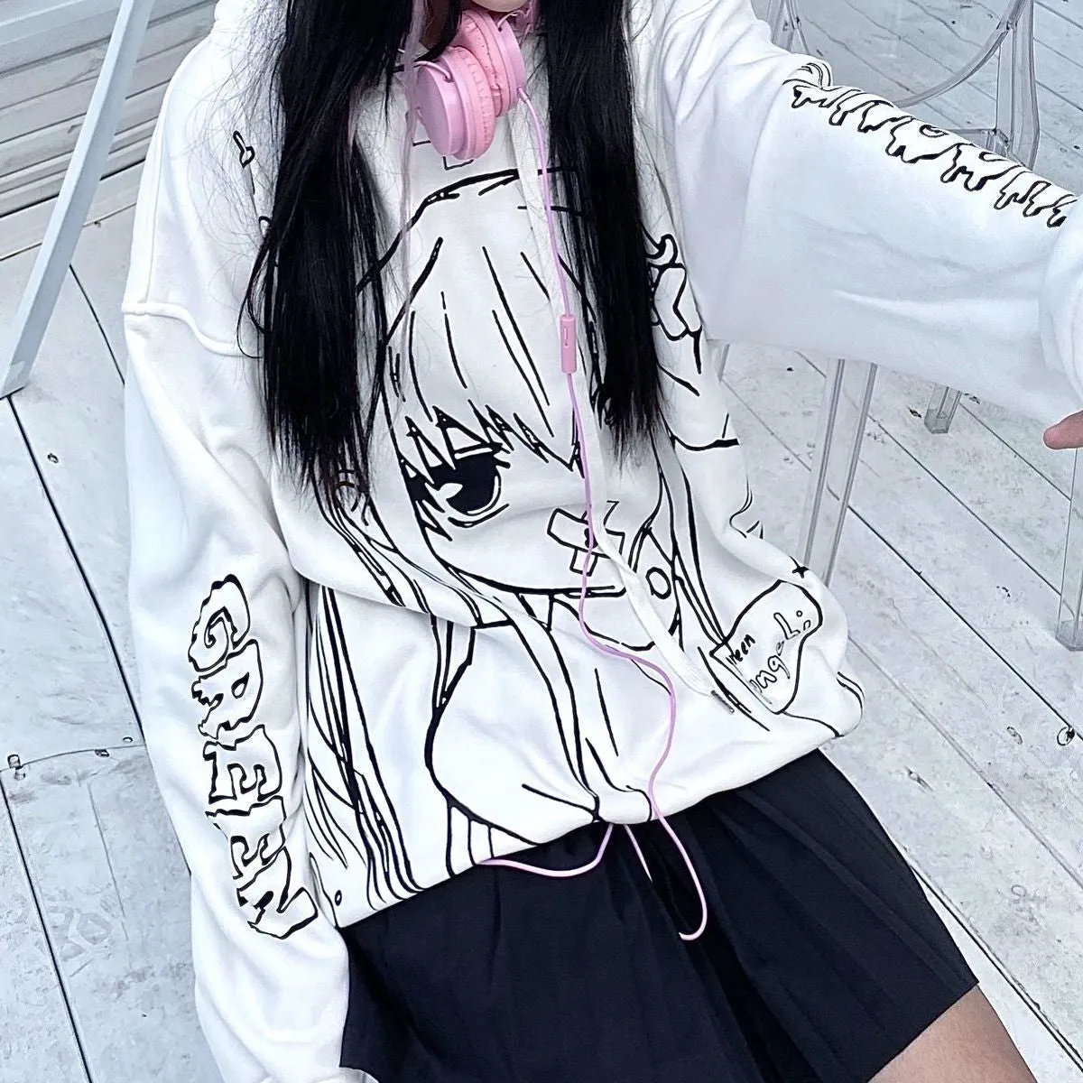 Kawaii Artistic Nurse Hoodie