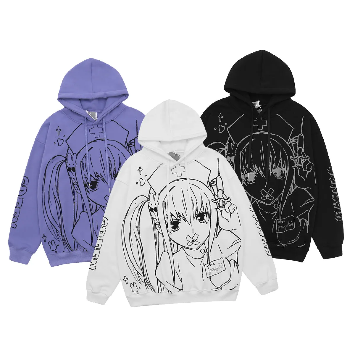 Kawaii Artistic Nurse Hoodie