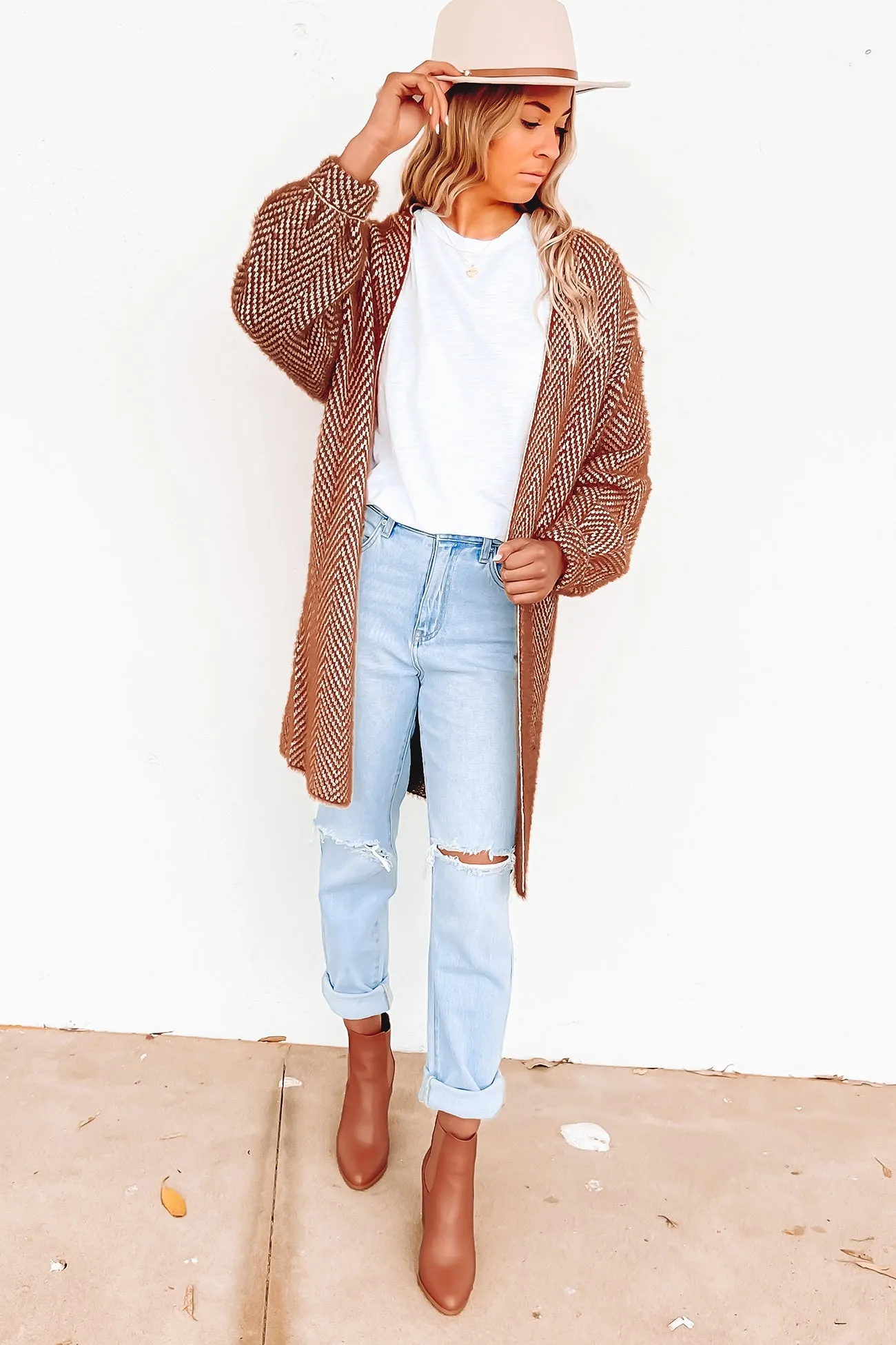 Kaylah Cardigan Brown