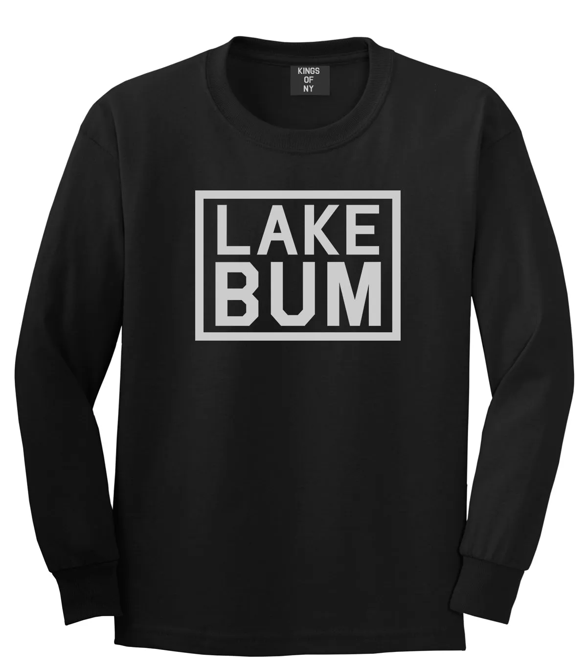 Lake Bum Box Mens Long Sleeve T-Shirt