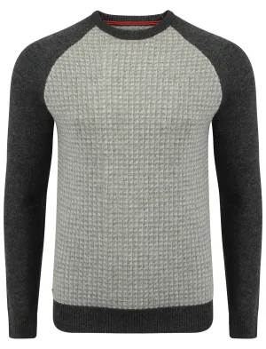 Le Shark Jepson charcoal lambswool jumper