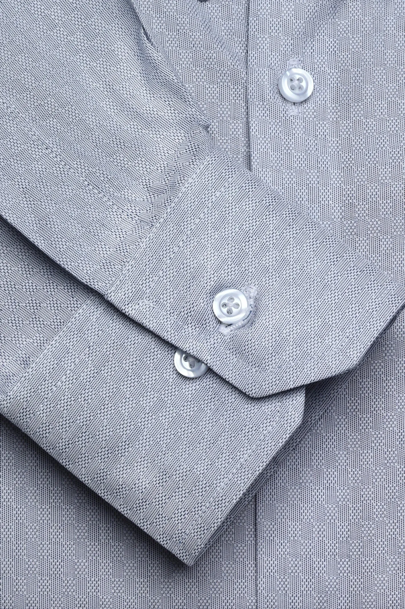 Light Grey Texture Casual Milano Shirt