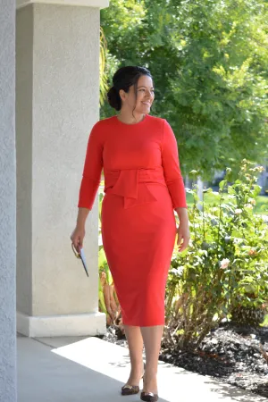 London Red Dress