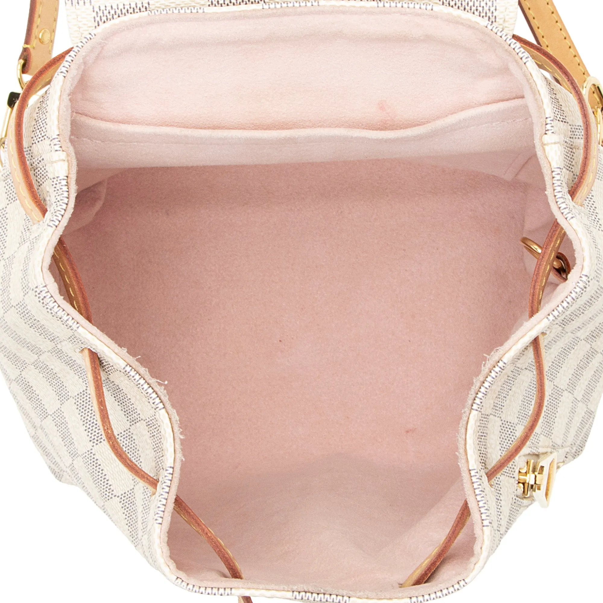 Louis Vuitton Damier Azur Sperone BB Backpack (SHF-22428)