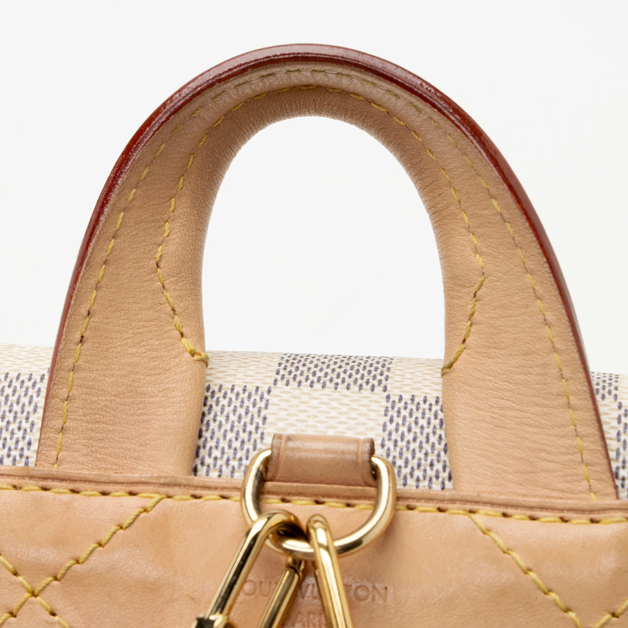 Louis Vuitton Damier Azur Sperone BB Backpack (SHF-22428)