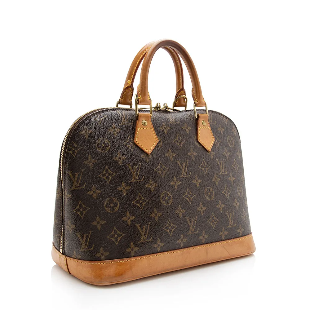 Louis Vuitton Monogram Canvas Alma PM Satchel