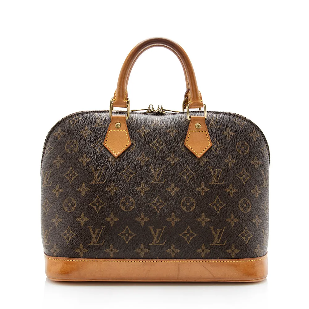 Louis Vuitton Monogram Canvas Alma PM Satchel