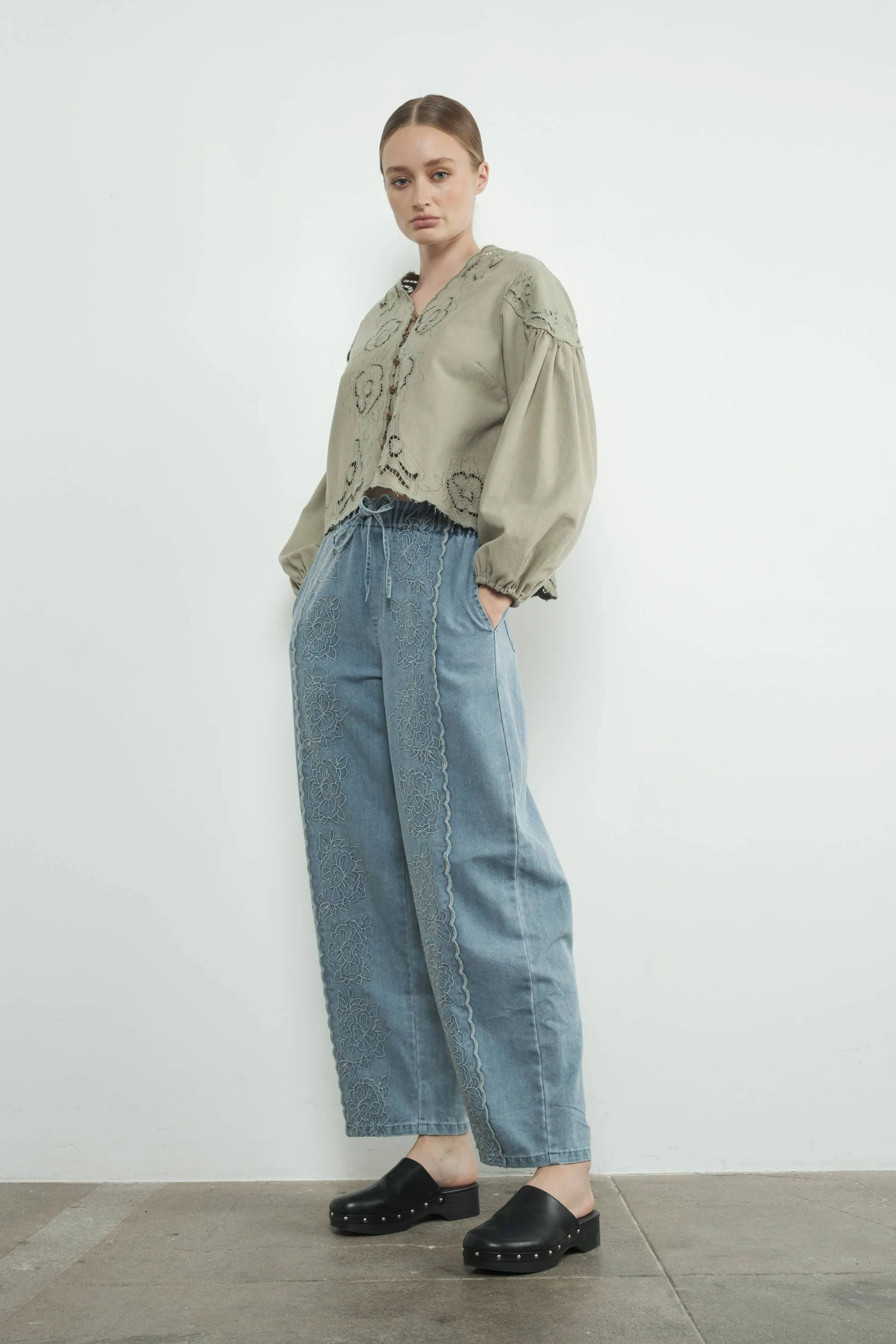 Maeve Denim Blouse