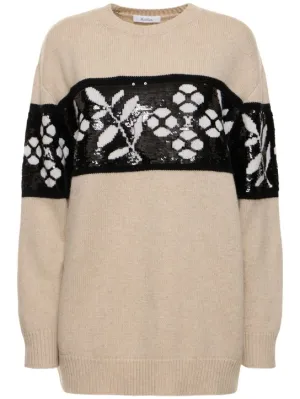 Max Mara   Faggi wool &amp; cashmere oversize sweater 